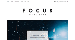 Desktop Screenshot of focuszine.com